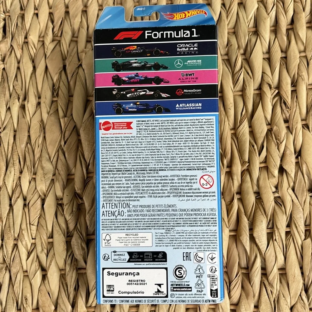 Hot Wheels Formula 1 5-Pack RedBull AMG Petronas BWT Alpine Haas Williams Racing